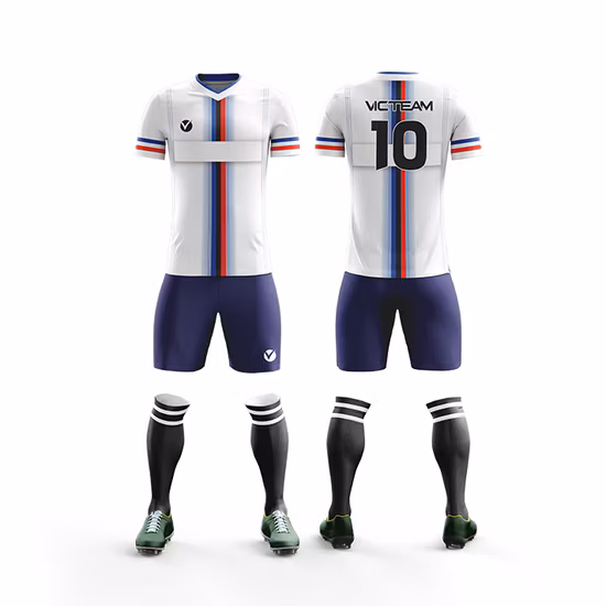Uniforme da pratica di calcio alla moda in poliestere per squadra
