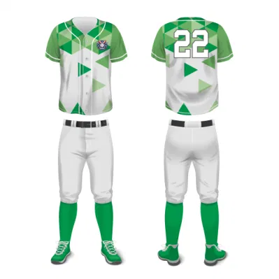 Pantaloncini e top da softball in poliestere 100% uniforme da baseball all'ingrosso