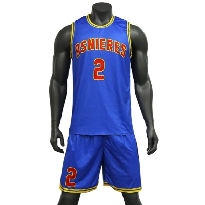 Uniforme da basket in maglia reversibile in maglia da basket stampata sublimata per vendite calde